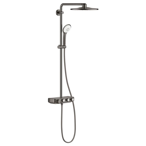 GROHE Douchesysteem met thermostaat, Hard Graphite