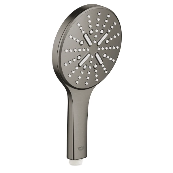 26574AL0 Grohe Rainshower SmartActive 130 handdouche rond 3 stralen - Brushed Hard Graphite