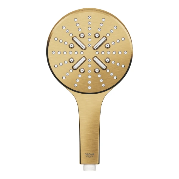 26574GN0 Grohe Rainshower SmartActive 130 handdouche rond 3 stralen - Brushed Cool Sunrise