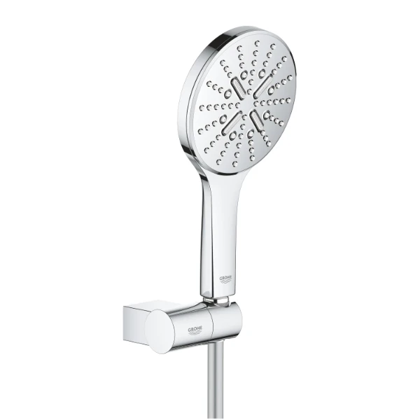 Grohe Rainshower SmartActive 130 handdoucheset rond 3 stralen - Chroom