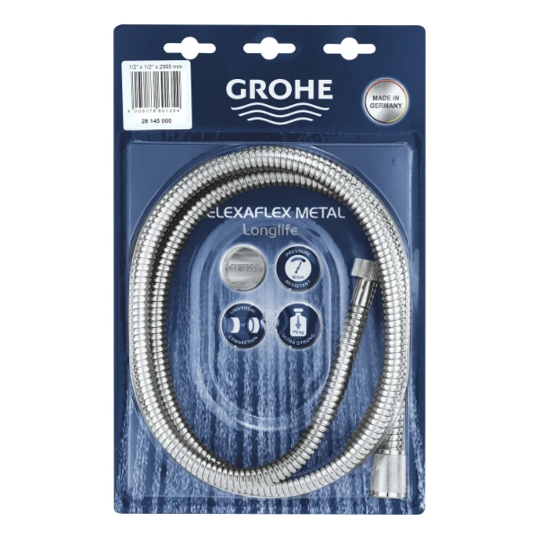 Grohe Relaxa flexible 2000 mm métal