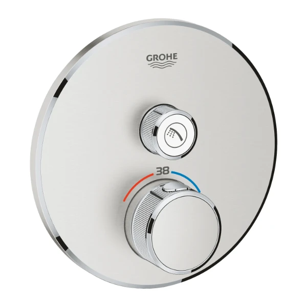 SET DE FINITION GROHE RAINSHOWER supersteel combiner a/Rapido SmartBox 35 600 00