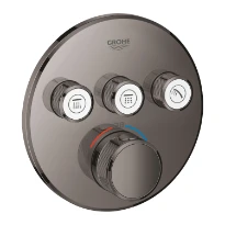 GROHE GRT SmartControl opbouwd. THM rondje 3SC, Hard Graphite