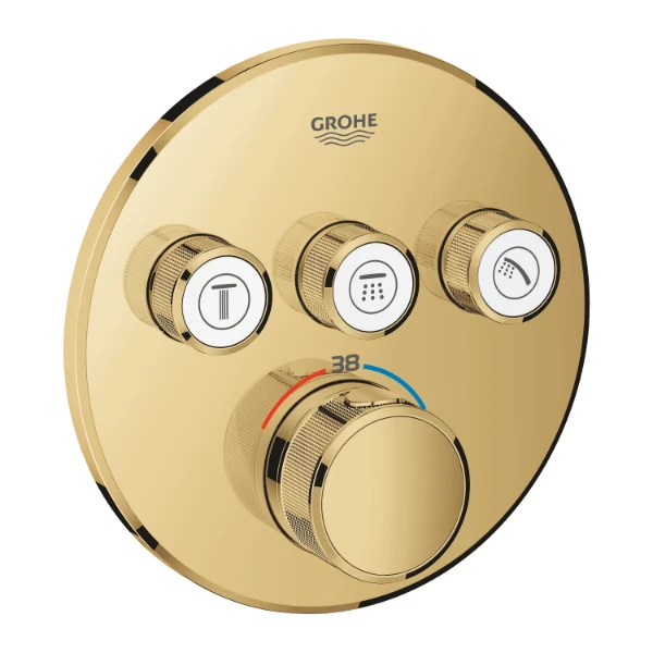GROHE GRT SmartControl opbouwd. THM rondje 3SC, Cool Sunrise