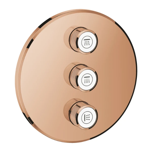 GROHE GRT SmartControl inbouwstopkr rondje 3SC, Warm Sunset