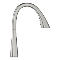 GROHE Zedra Touch Keuken C-Uitl Tripple Douche, SuperSteel