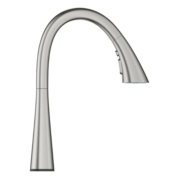 GROHE Zedra Touch Keuken C-Uitl Tripple Douche, SuperSteel