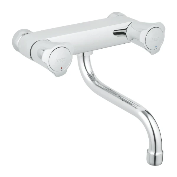 Grohe Costa L keukenwandmengkraan met onderuitloop - chroom