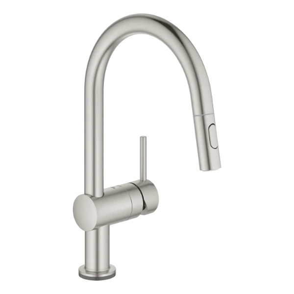 Grohe Minta Touch cuisine bec-C dual douche, SuperSteel