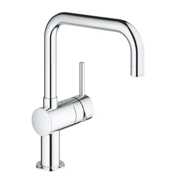 Grohe Minta eengreepskeukenmengkraan - chroom - hoekige uitloop