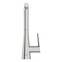 Grohe Zedra mitigeur cuisine bec-L dual douche, SuperSteel