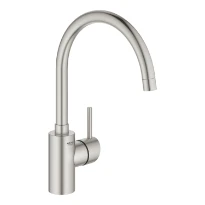 Grohe Concetto New mitigeur évier bec haut pivotable supersteel
