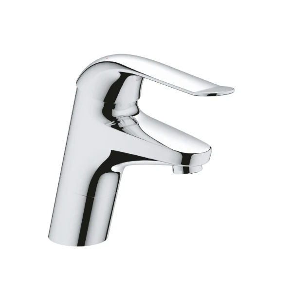 Grohe Eurosmart Care M wastafelmengkraan zonder lediging - verlengde hendel 120 mm - chroom - gladde body