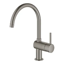 GROHE Minta keukenmengkraan C-uitloop Zwart (geborsteld PVD)