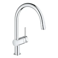 Grohe Minta mitigeur cuisine 1/2" bec-C mousseur extractible