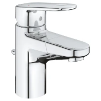 Grohe Europlus New mitigeur lavabo - chromé - avec vidage automatique - avec douchette extractible