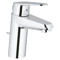Grohe Eurodisc Cosmopolitan mitigeur lavabo - Ecojoy - chromé - avec vidage automatique - corps mince