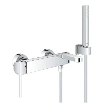 Grohe Plus mitigeur bain avec set de bain chromé