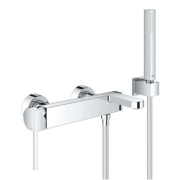 Grohe Plus mitigeur bain avec set de bain chromé