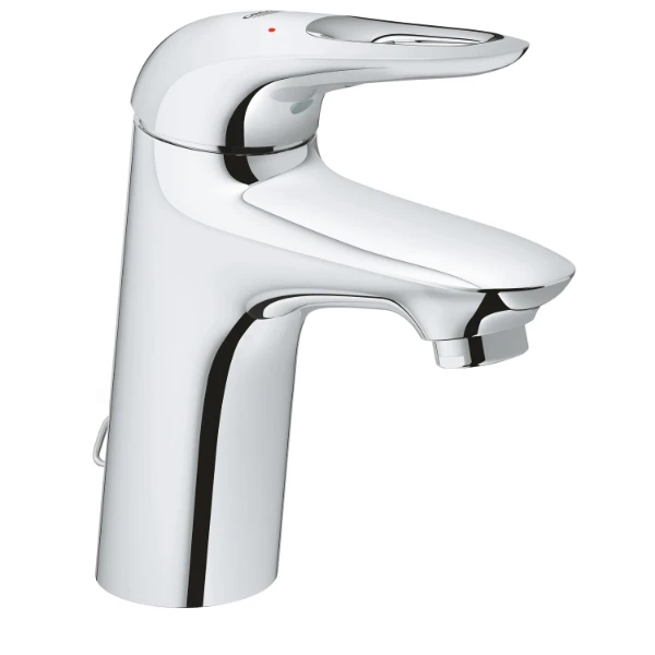 MELANGEUR DE LAVABO GROHE EUROSTYLE 1/2 chromé M-SIZE - CHA?NETTE COULLISSANTE