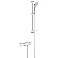 Grohe Grohtherm 2000 New robinet thermostatique douche - chromé - avec Eset de douche uphoria Massage - prix par set