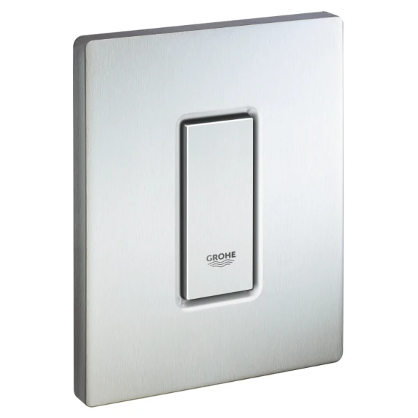 PLAQUE DE COMMANDE GROHE SKATE COSMOPOLITAN realsteel pour urinoir