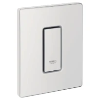 PLAQUE DE COMMANDE GROHE SKATE COSMOPOLITAN blanc