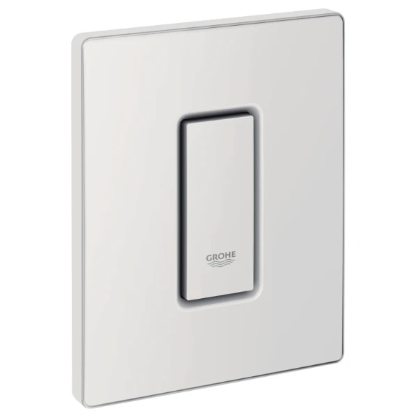 PLAQUE DE COMMANDE GROHE SKATE COSMOPOLITAN blanc