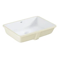 Grohe Cube lavabo sous plan 492 x 370 mm - blanc PureGuard - céramique - sans trou de robinet - avec trop-plein