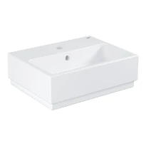 Grohe Cube lave-mains 455 x 350 mm - blanc PureGuard - céramique - avec trou de robinet - avec trop-plein