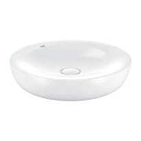 Grohe Essence lavabo à poser rond 450 mm - blanc PureGuard - sans trou de robinet - sans trop-plein