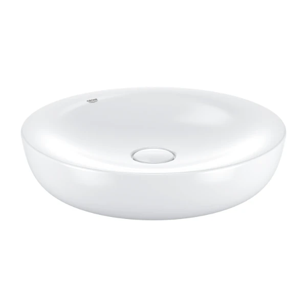 Grohe Essence lavabo à poser rond 450 mm - blanc PureGuard - sans trou de robinet - sans trop-plein