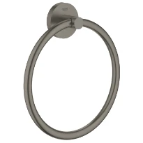 GROHE Essentials handdoekring, Brushed Hard Graphite