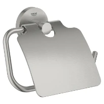 GROHE Essentials  papierhouder met deksel, SuperSteel