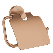 GROHE Essentials  papierhouder met deksel, Brushed Warm Sunset