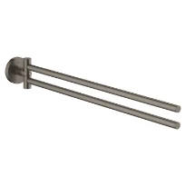 Grohe Essentials New porte-serviette, Brushed Hard Graphite