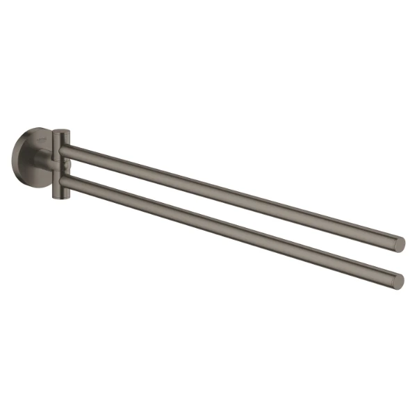 Grohe Essentials New porte-serviette, Brushed Hard Graphite