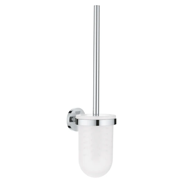 Grohe Essentials New porte-brosse chromé verre