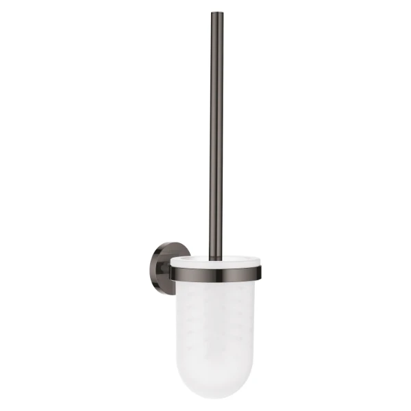 GROHE Essentials wc-borstel met houder, Hard Graphite