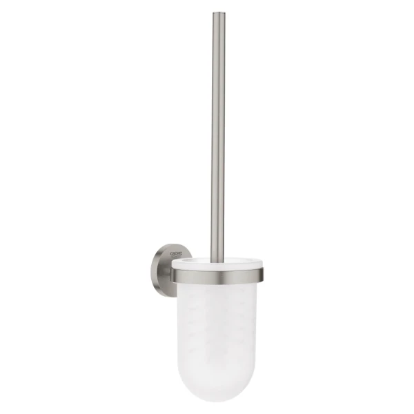GROHE Essentials wc-borstel met houder, SuperSteel