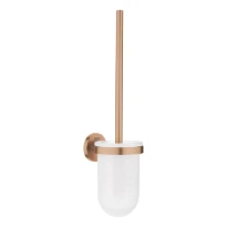 Grohe Essentials New wc-borstel avec support, Brushed Warm Sunset