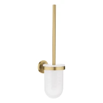 Grohe Essentials New porte-brosse brushed cool sunrise verre