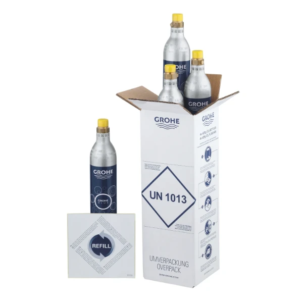 Grohe Blue Home starterpack (set 4st) gasflessen CO2 - prijs per set