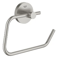 GROHE Essentials toiletrolhouder zonder deksel, SuperSteel