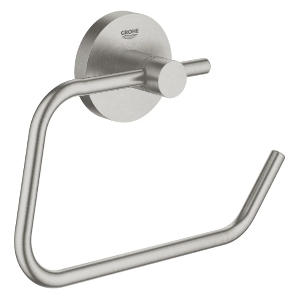 GROHE Essentials toiletrolhouder zonder deksel, SuperSteel