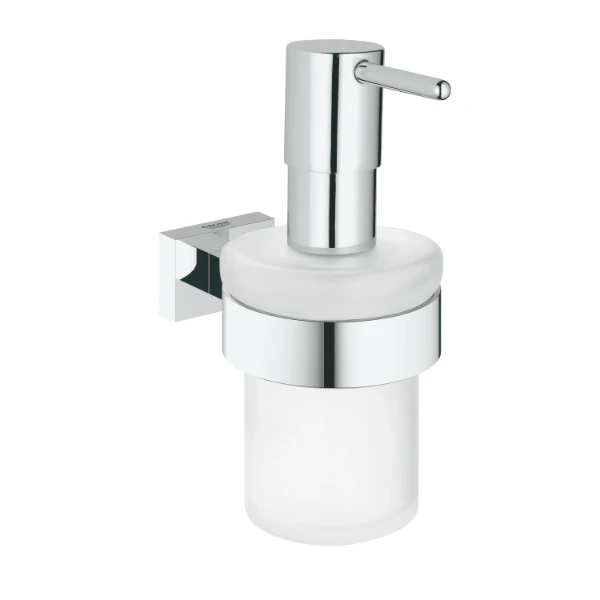 DISTRIBUTEUR SAVON GROHE ESSENTIALS CUBE . ensemble support