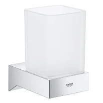 GROHE Selection Cube Houder Glas/Zeep, Chroom