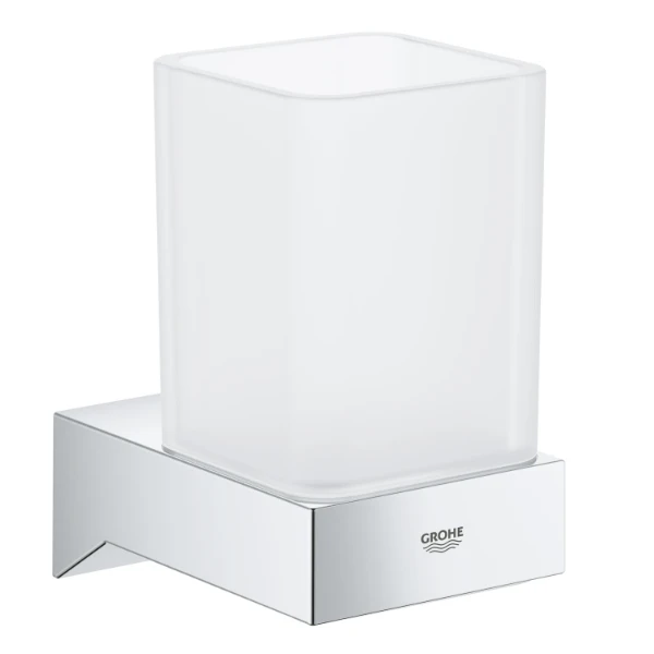 GROHE Selection Cube Houder Glas/Zeep, Chroom