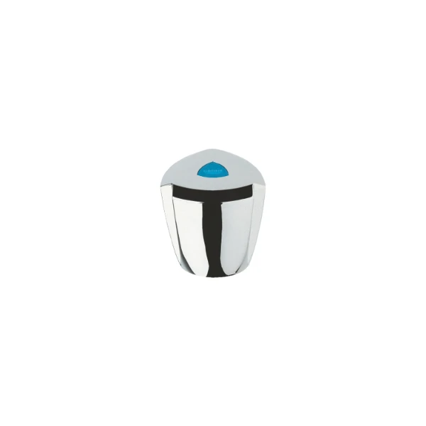 POIGNEE GROHE COSTA 1/2 chromé pastille rouge ou bleue