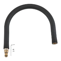 GROHE Doucheslang, Black Softfeeling/ Black